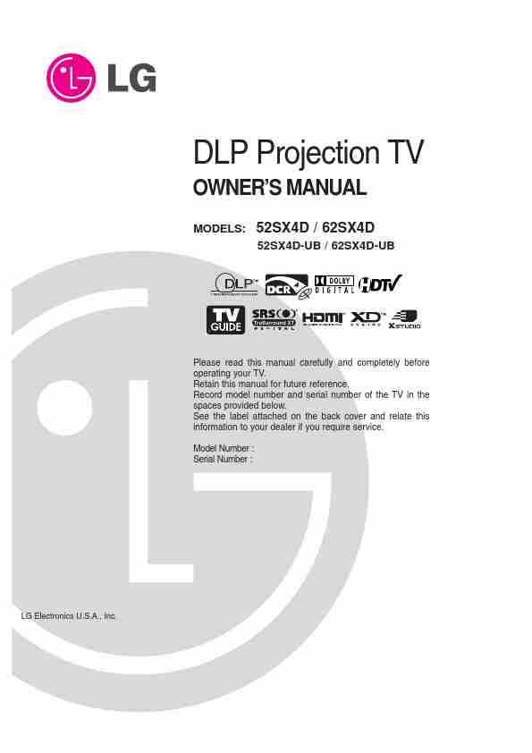 LG Electronics Projection Television 62SX4D-page_pdf